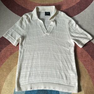 A&F Johnny Collar Knit Polo, size S